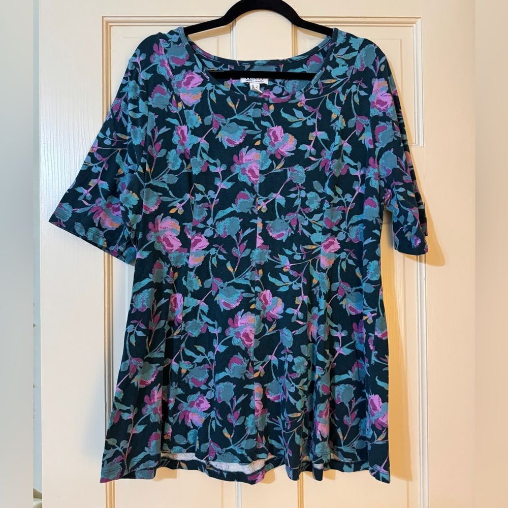 Women’s Denim & Co Floral Women's Top L